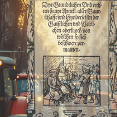 Bauern und Protest