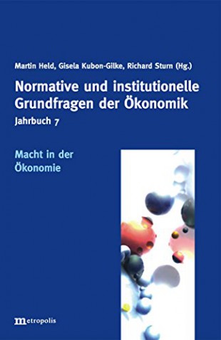 Normative und institutionelle Grundfragen der Ökonomik.