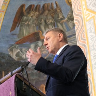 Dieter REITER.
Kanzelrede, veranstaltet von der Evangelischen Akademie Tutzing, am 24.11.2015 in Muenchen / E R L O E S E R K I R C H E  / DEUTSCHLAND.
[ F o t o / C r e d i t / © :  O r y k  H A I S T , Tel: 0172-8913335, http://fotohaist.spratshop.com ]