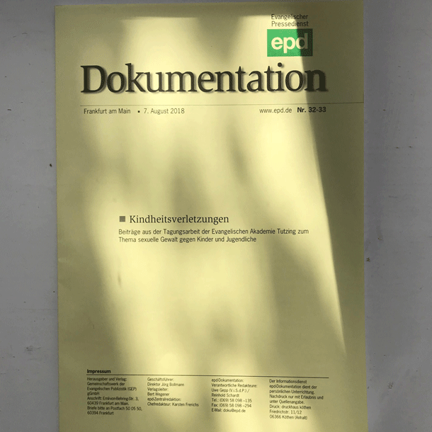 epd-Dokumentation: Kindheitsverletzungen