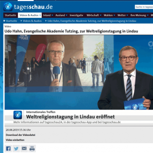 Udo Hahn, Tagesschau, Jan Hofer, Interview, Lindau (Screenshot)