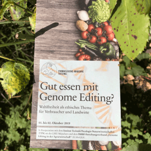 Programm Flyer "Genome Editing" (Foto: eat archiv)
