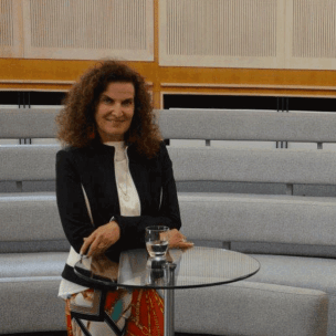 Ilana Lewitan in der Rotunde (eat archiv)