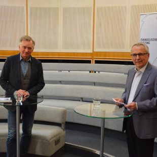 Christian Springer und Udo Hahn in ihrem dritten Gespräch für den RotundeTalk (ma/eat archiv)