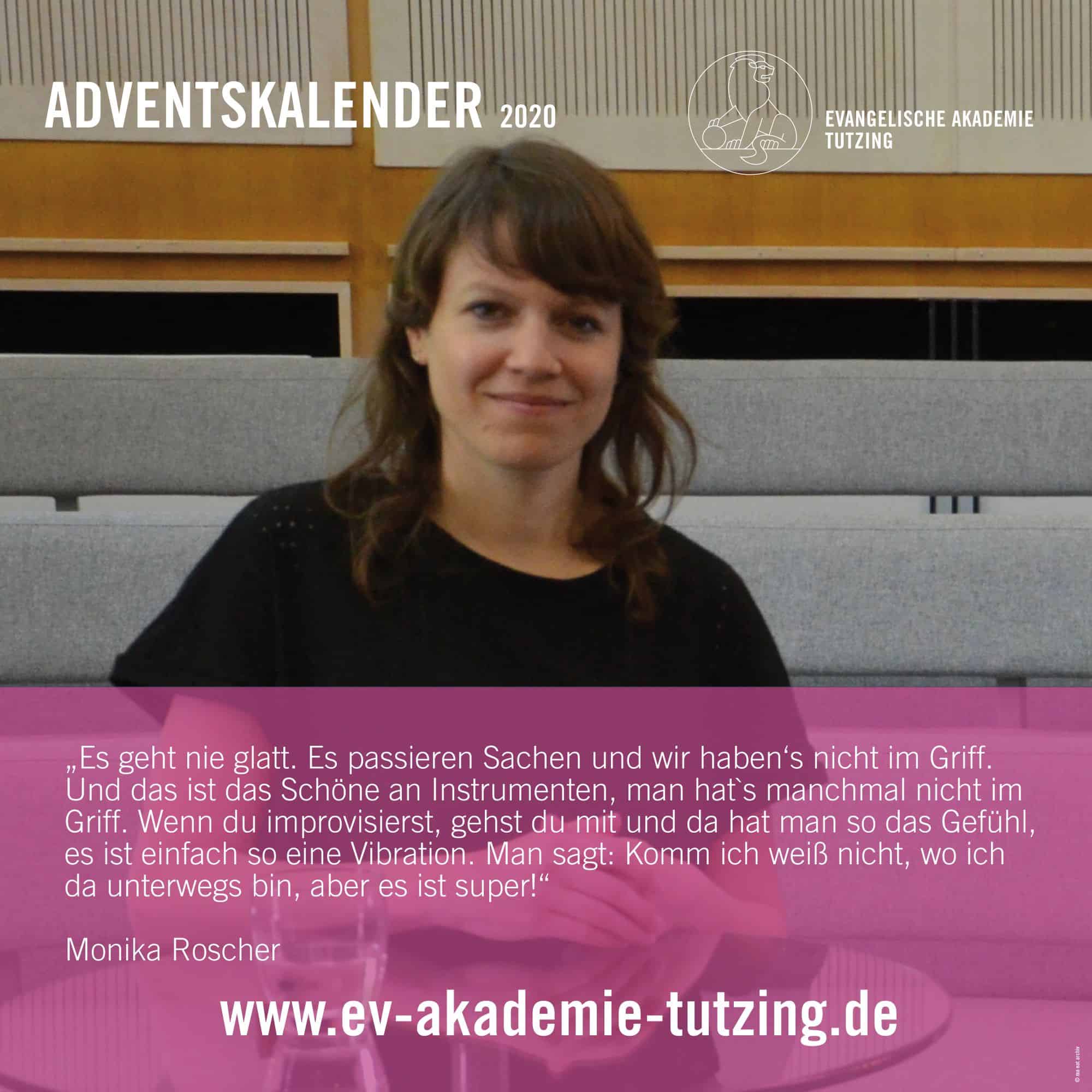 Monika Roscher im Rotunde Talk der Evangelischen Akademie Tutzing