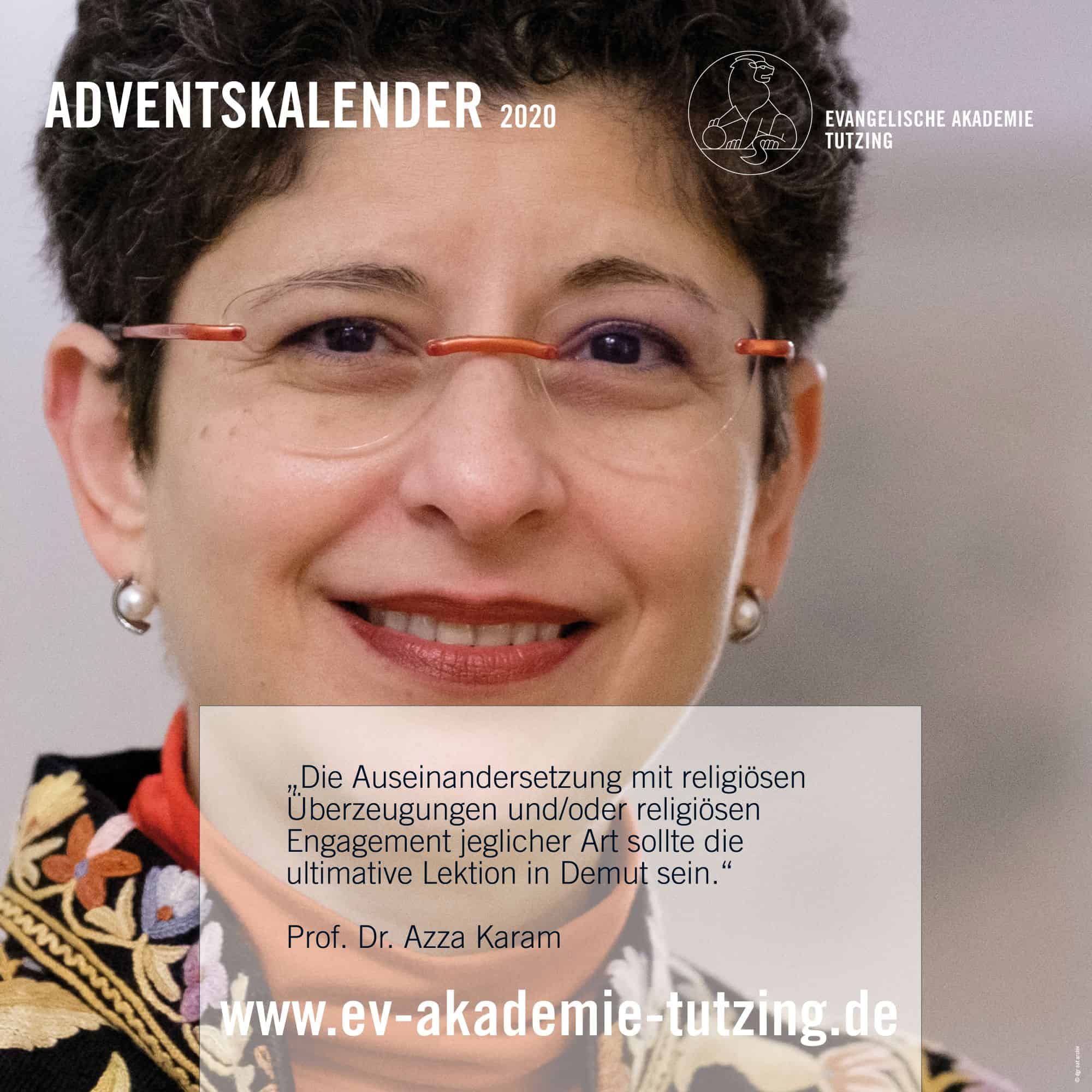 Azza Karam an der Evangelischen Akademie Tutzing