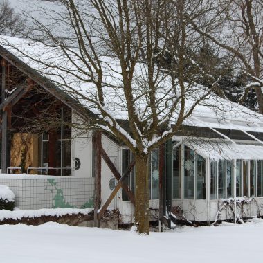 Restaurant der Evangelischen Akademie Tutzing im Winter