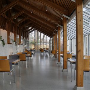 Restaurant Evangelische Akademie Tutzing nach der Sanierung im Sommer 2020 (ma/eat archiv)