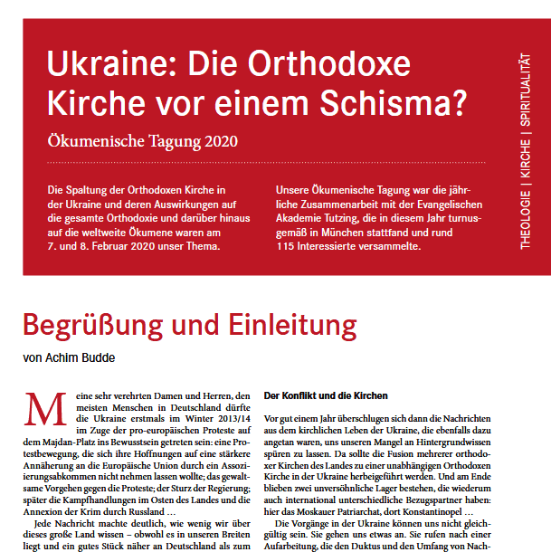 Zur Debatte - Ausgabe 01/2021 - Katholische Akademie Bayern