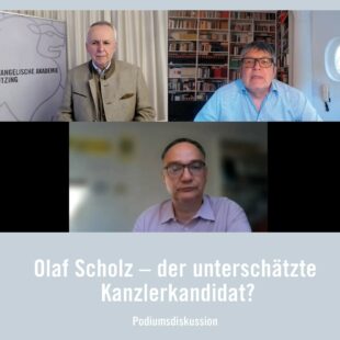 Udo Hahn, Nico Fried und Hans Monath in der Online-Debatte über Olaf Scholz und die SPD am 7. Juni 2021