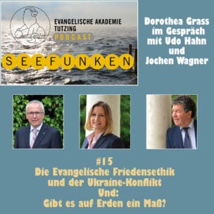 Seefunken-Podcast Folge 15 mit Udo Hahn und Jochen Wagner, Moderation Dorothea Grass (Juni 2022) Bild: ma/eat archiv