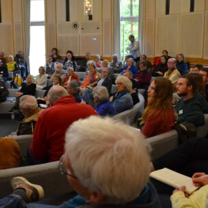 Das Publikum in der Rotunde.
Foto: Evangelische Akademie Tutzing.