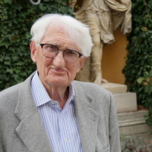 Jürgen Habermas im Oktober 2021 in der Evangelischen Akademie Tutzing (Foto: dgr/eat archiv)