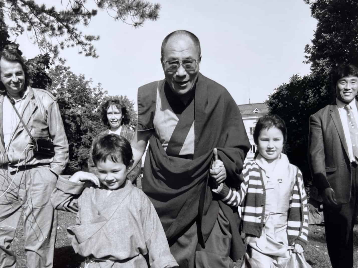 Dalai Lama 1990 in Tutzing