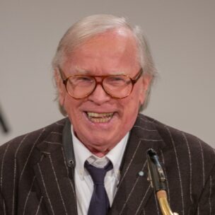 Klaus Doldinger 2018 beim Jahresempfang der Evangelischen Akademie Tutzing.