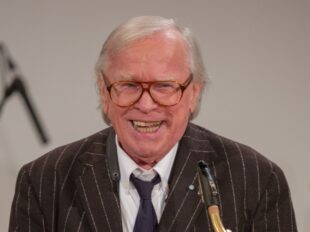 Klaus Doldinger 2018 beim Jahresempfang der Evangelischen Akademie Tutzing.