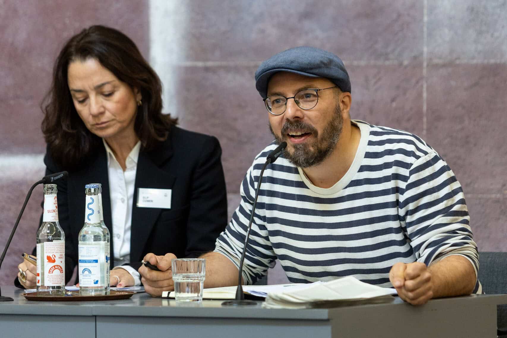 Clemens Blümel, neben Elif Özmen